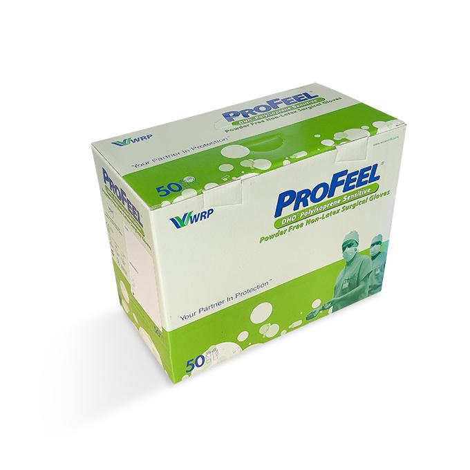 Профіл ДГД Поліізопренові Чутливі Неопудрені, Не містять латекс, Хірургічні Рукавички, Стерильні, Розмір 7,5